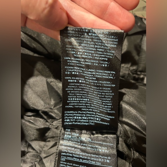 Peuterey Women’s Olive Green Genuine Down Filled Size Small - Picture 10 of 11